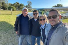Die Crew aus Colonia del Sacramento