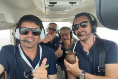 Der Mate darf auch beim fliegen nicht fehlen