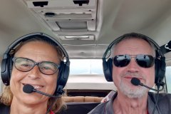 Letzter Flug dieser Reise