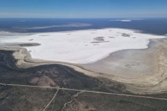 Salinas in der argentinischen Pampa