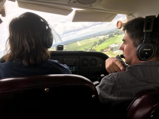Im Cockpit mit Fabián